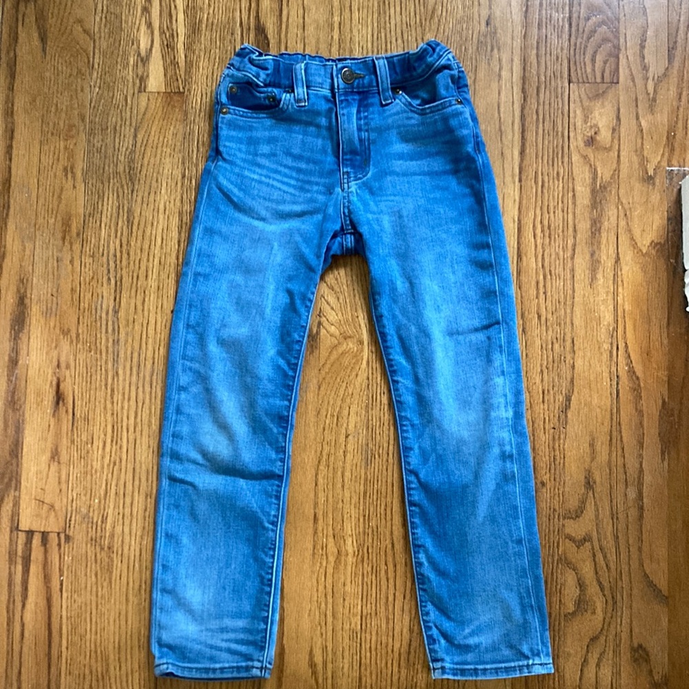 Slim fit stretch blue jeans